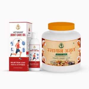 Rasayan Amrit Sugar-Free + Arthranib Joint Care Oil (Combo Pack)