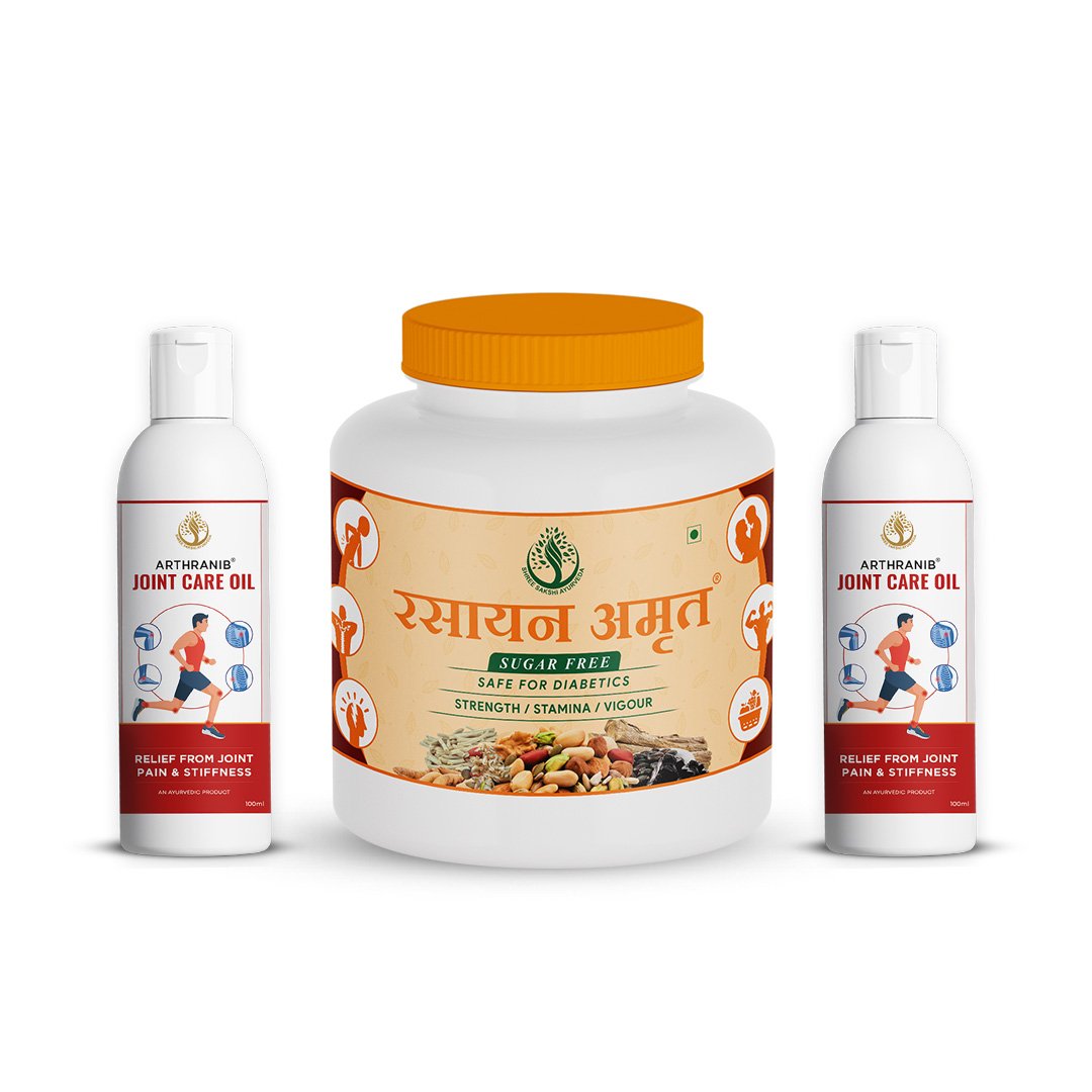 Rasayan Amrit Sugar-Free + Arthranib Joint Care Oil (Combo Pack) image 2