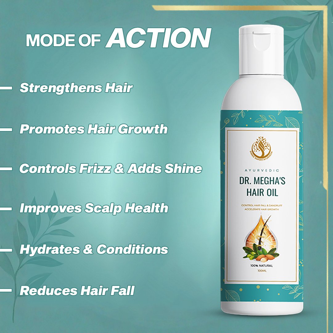 Dr. Megha’s Hair Oil + Constipation Relief Powder (Combo Pack of 2) image 3