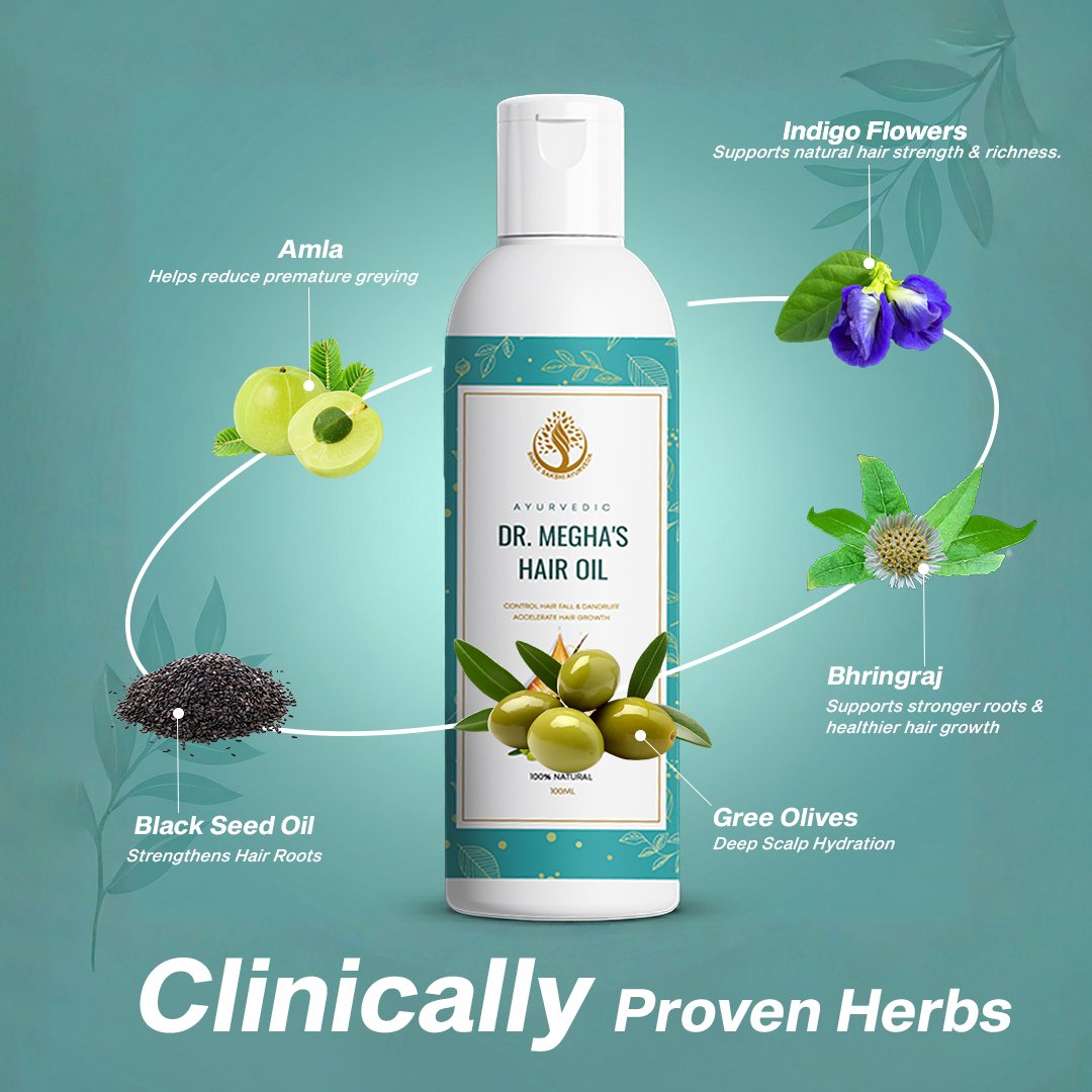 Dr. Megha’s Hair Oil + Constipation Relief Powder (Combo Pack of 2) image 5